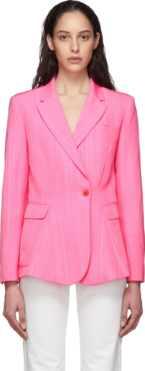 Jacquemus Pink 'La Veste Qui Vole' Blazer