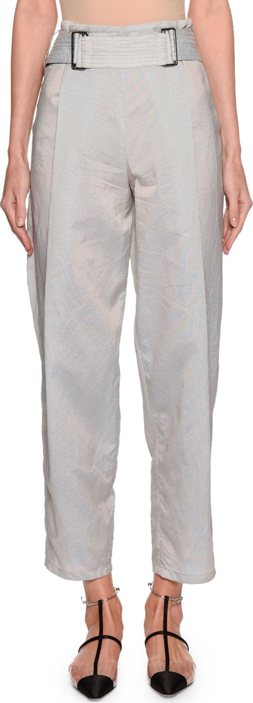 Emporio Armani Striped Seersucker Pants