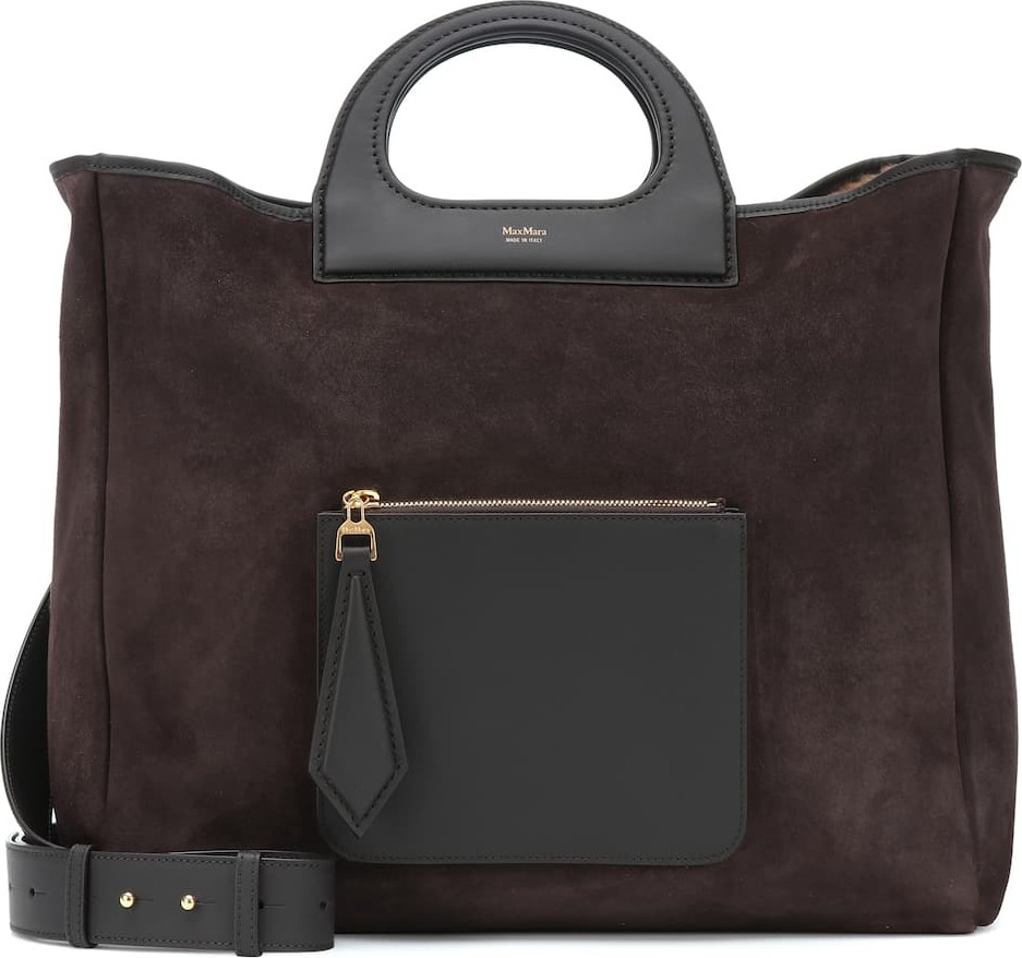 Max Mara Grace suede tote