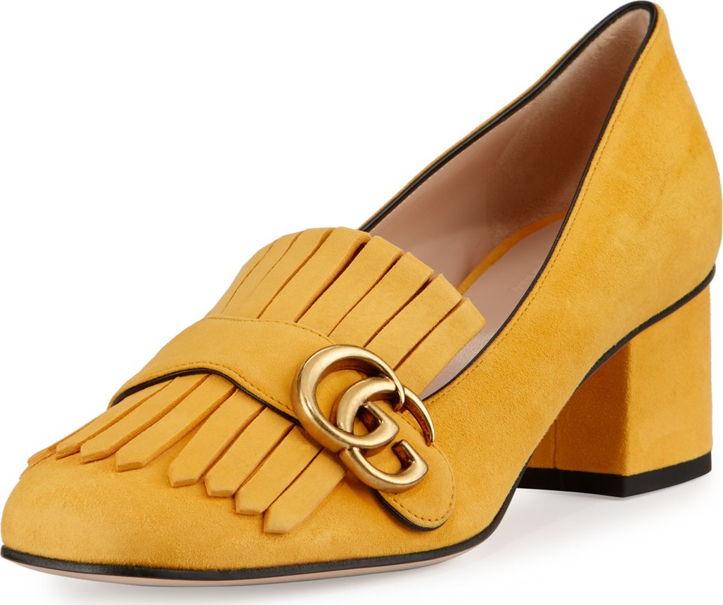 Gucci 55mm Marmont Kiltie Loafer