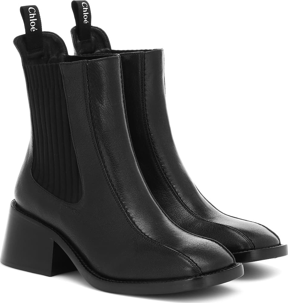 Chloe Bea leather ankle boots
