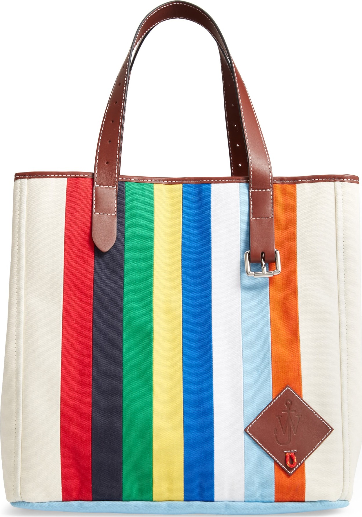 J.W.Anderson Patchwork Belt Canvas Tote