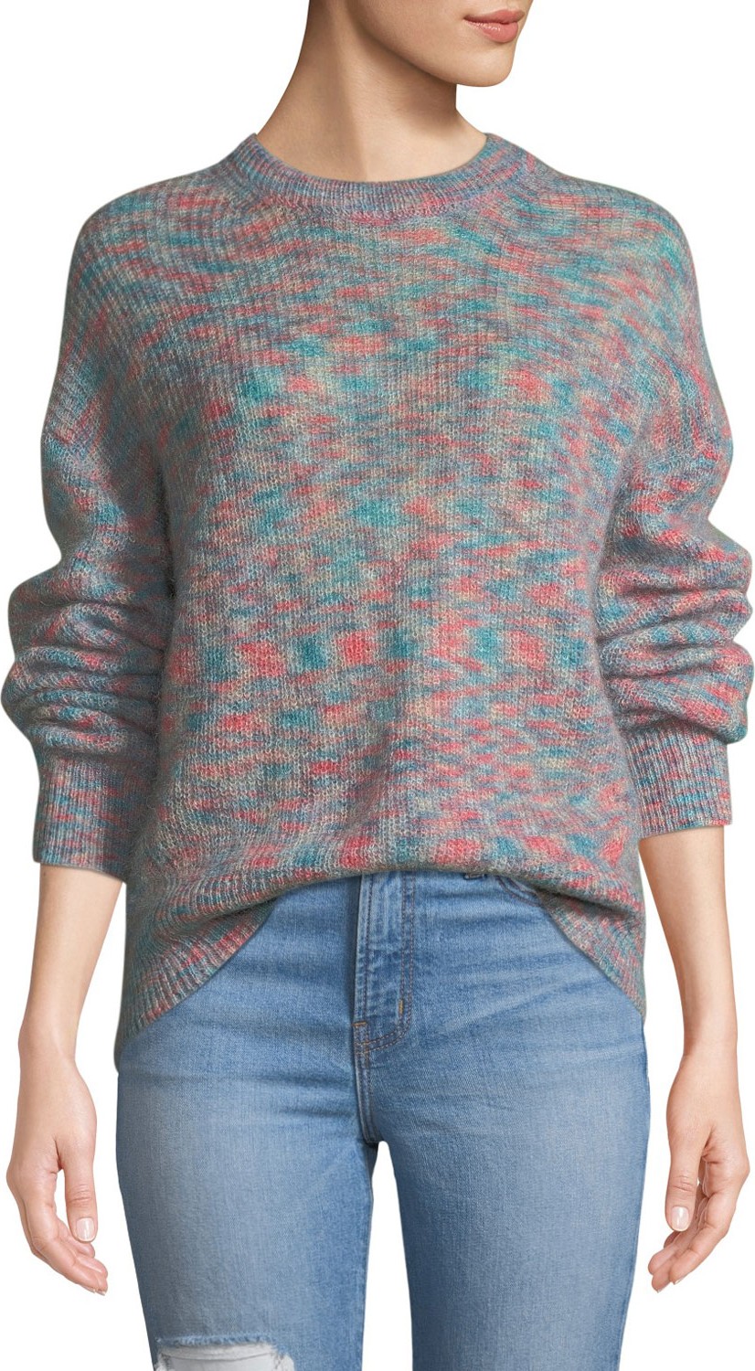 IRO Version Mohair-Blend Crewneck Pullover Sweater