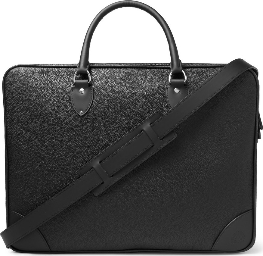 Globe-Trotter Centenary Full-Grain Leather Briefcase