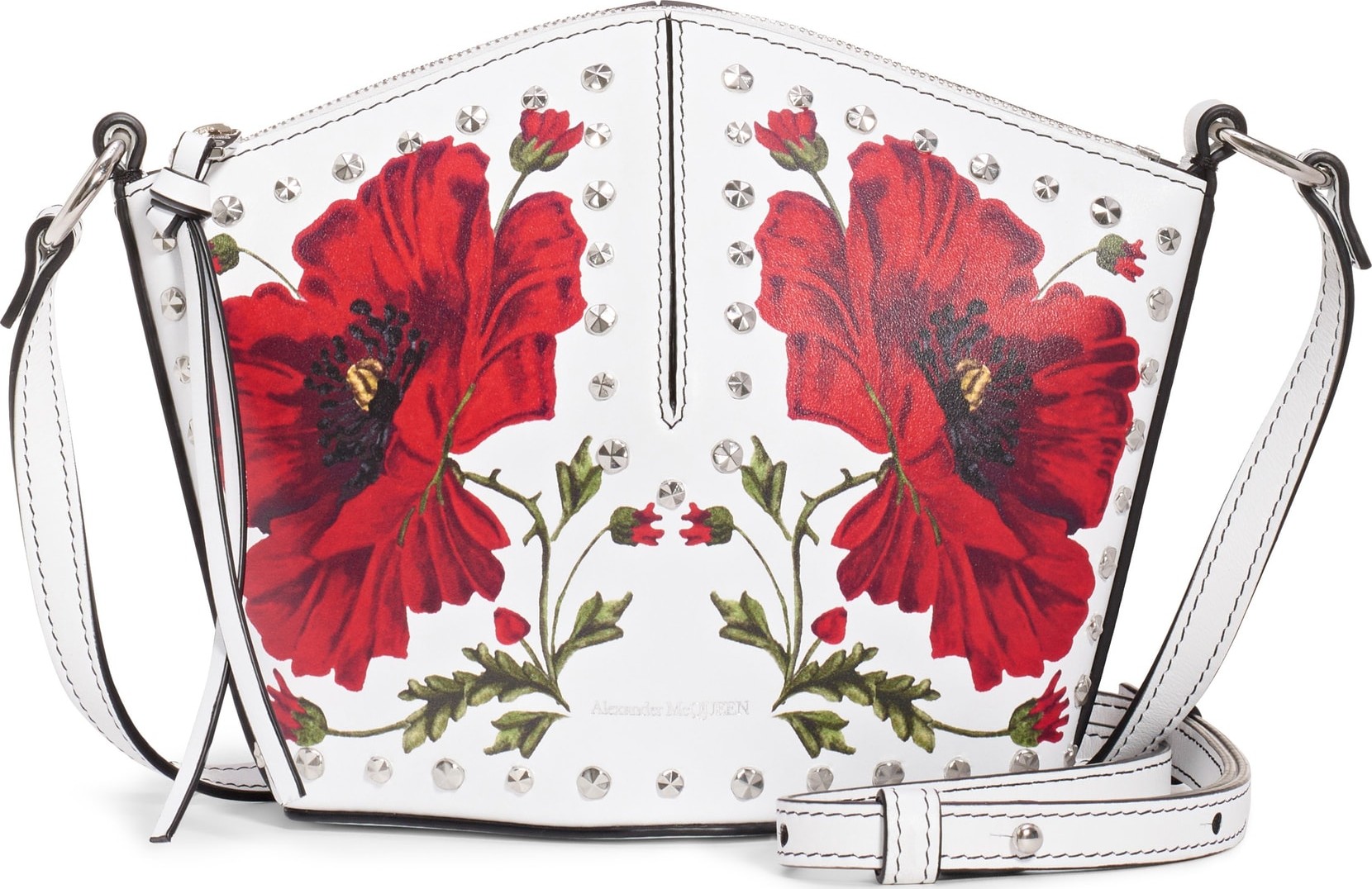 Alexander McQueen Mini Studded Leather Bucket Bag