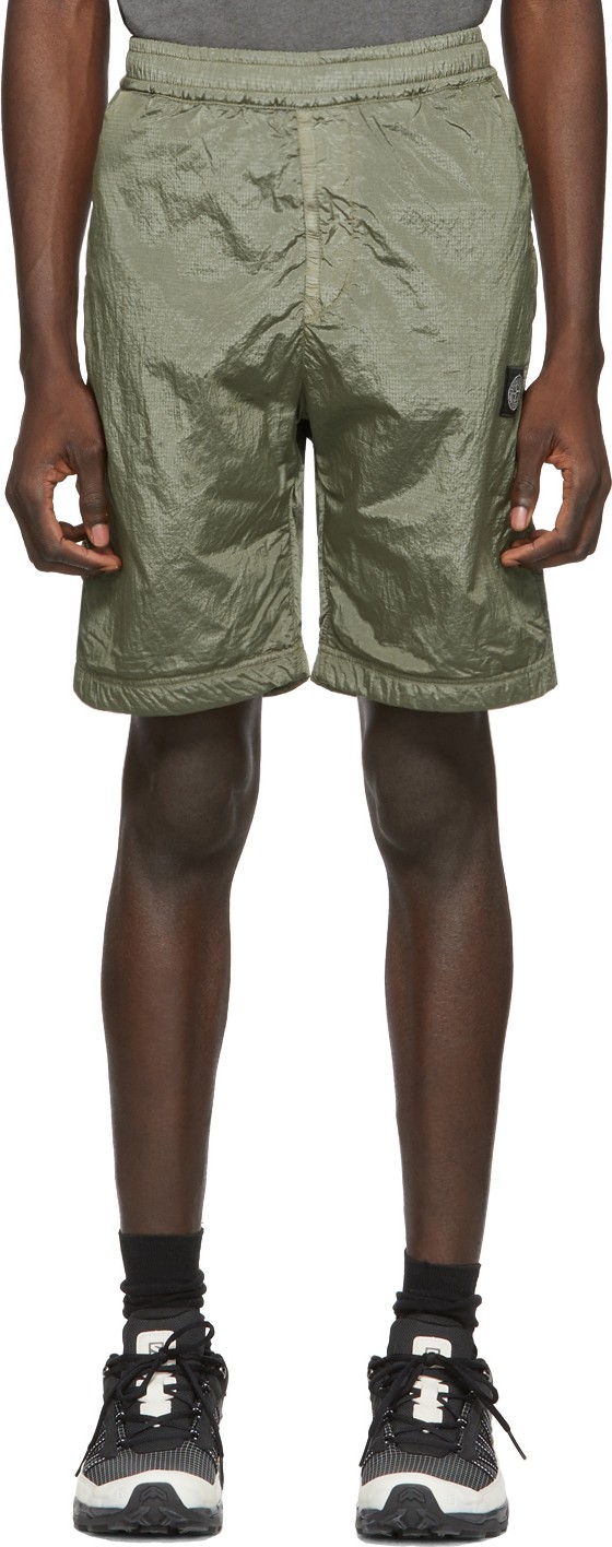 Stone Island Green Bermuda Shorts
