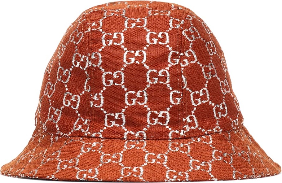 Gucci GG lamé wool-blend bucket hat