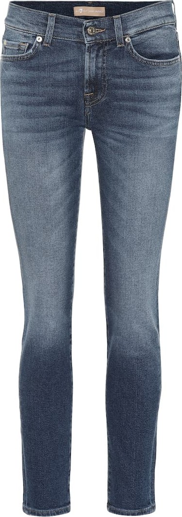 7 For All Mankind Roxanne mid-rise skinny jeans