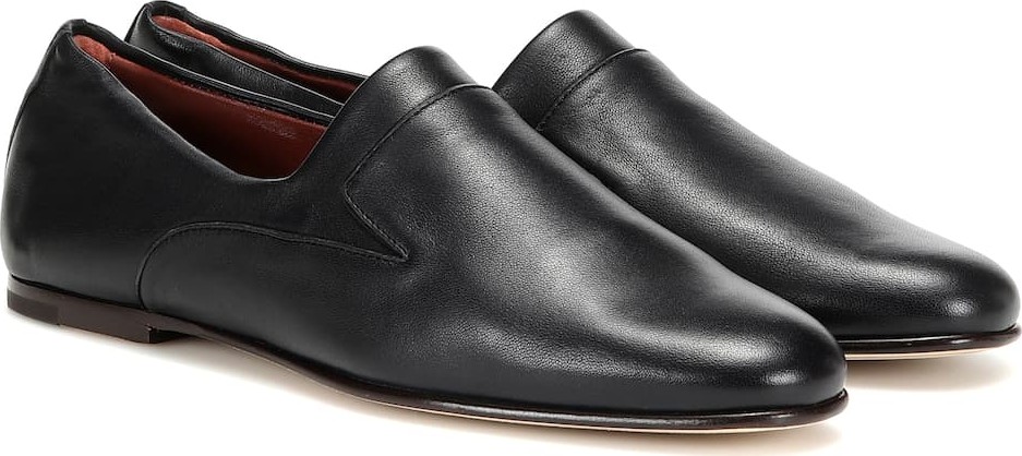 Loro Piana Canebiers leather loafers