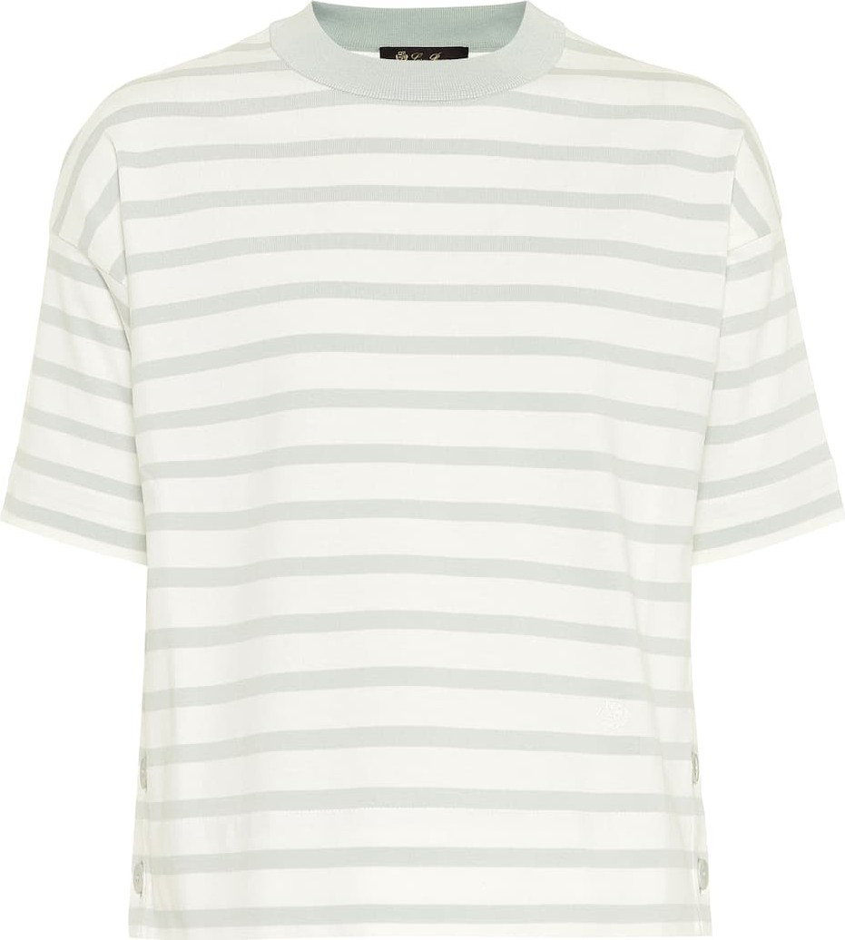 Loro Piana Striped cotton T-shirt