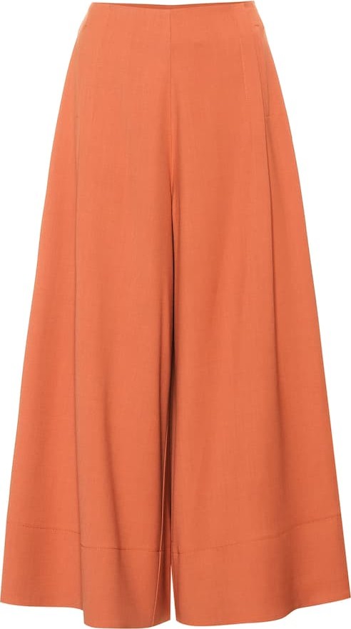 Roksanda Sienna wool-blend wide-leg pants