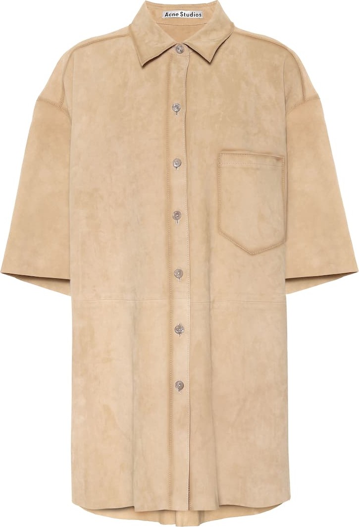 Acne Studios Oversized suede shirt