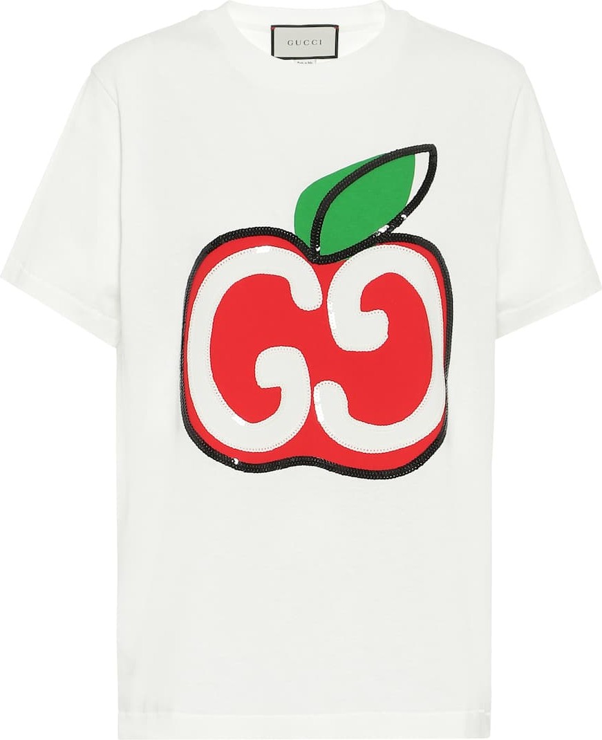 Gucci GG sequined cotton T-shirt