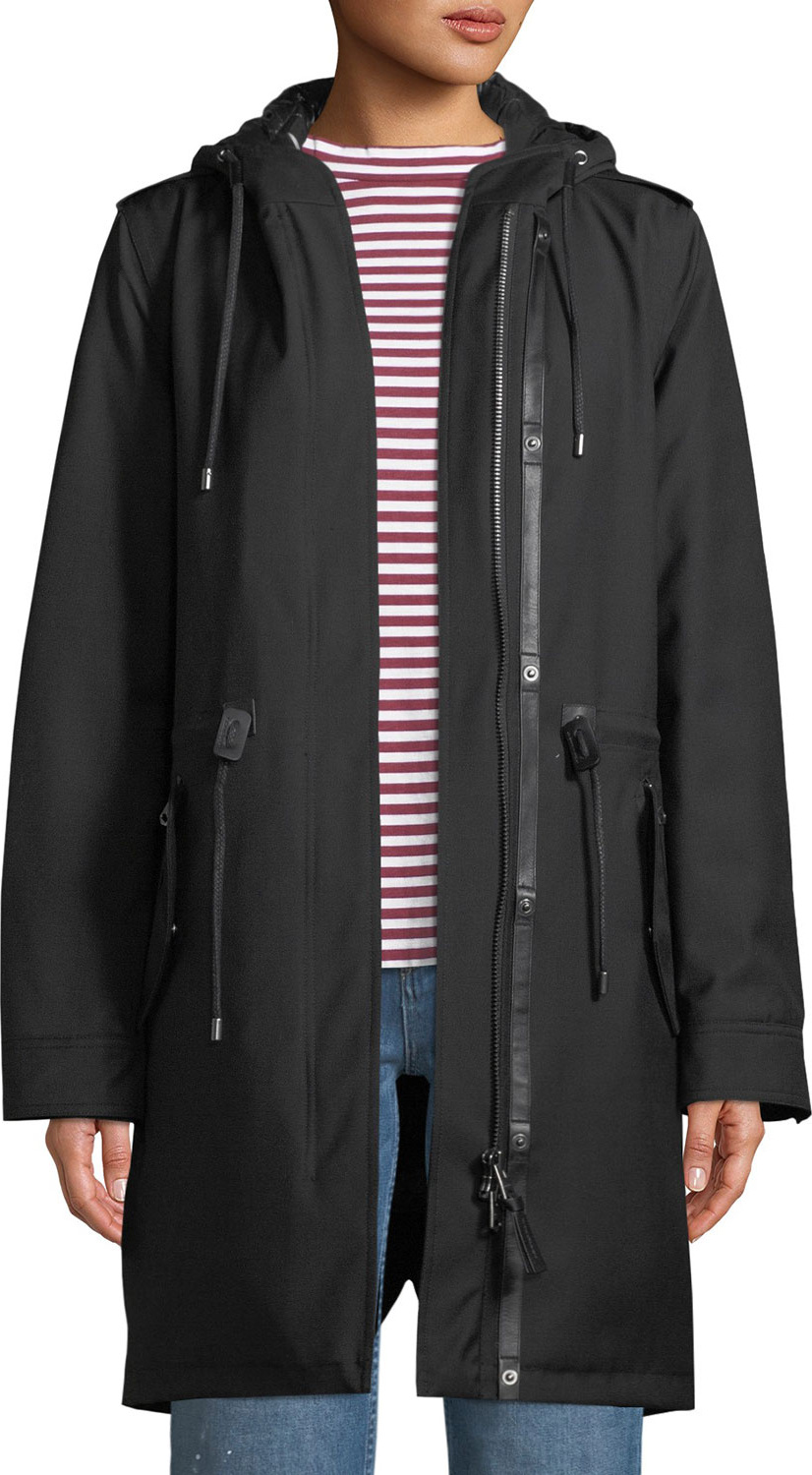 Mackage Renina Two-in-One Down-Filled Anorak Coat w/ Rain Shell