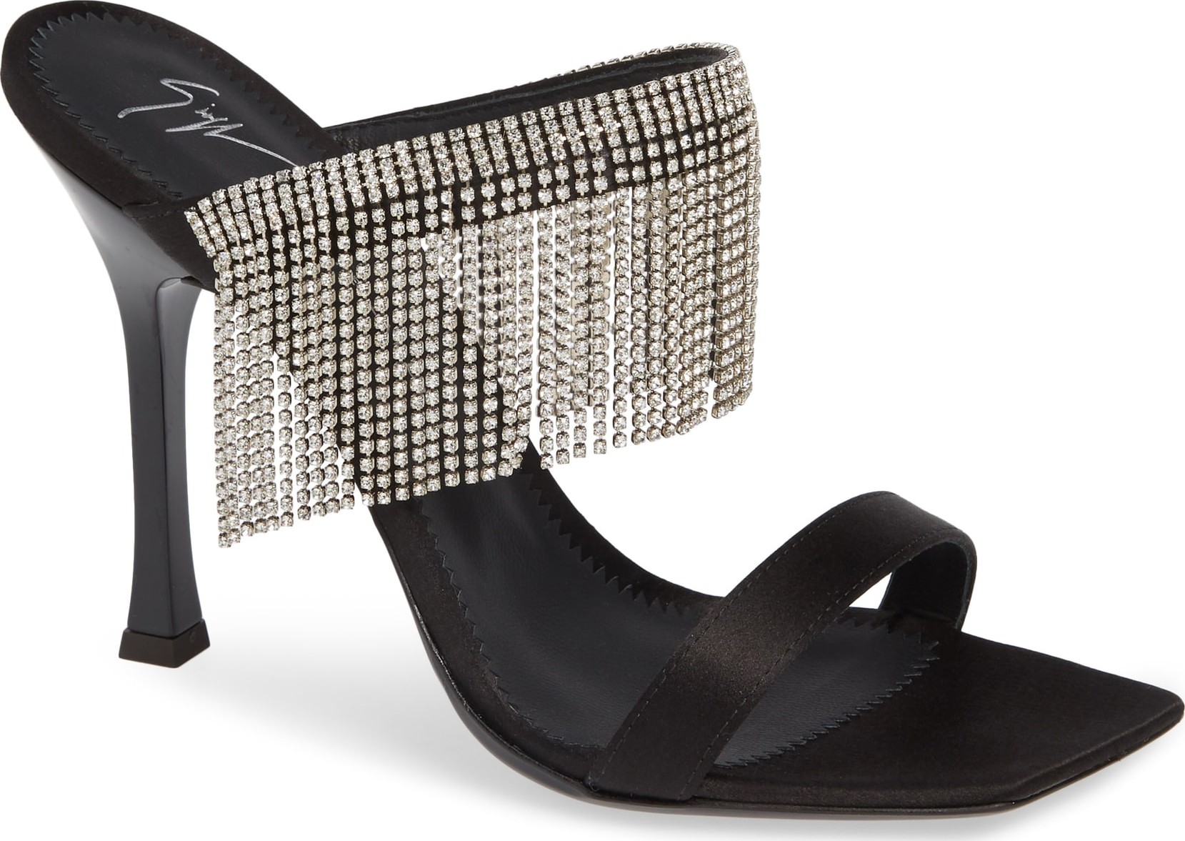 Giuseppe Zanotti Swarovski Crystal Fringe Sandal