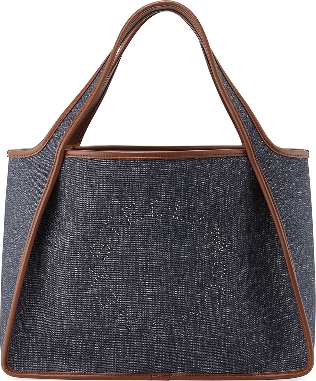 Stella McCartney Denim Logo Tote Bag