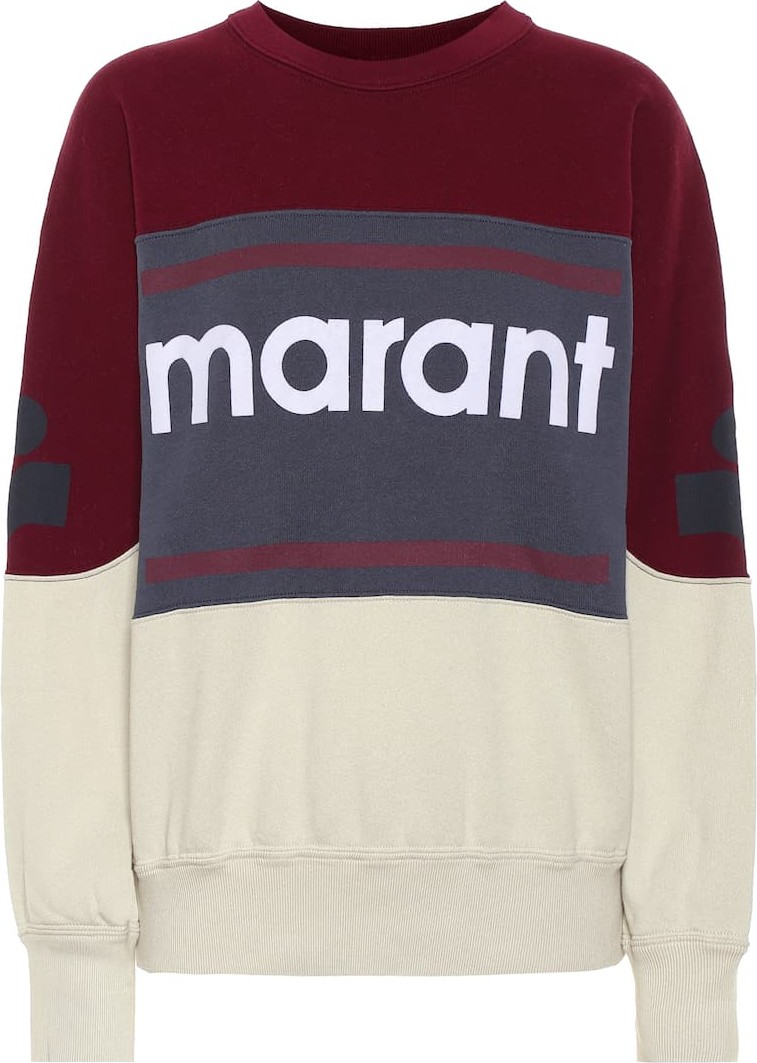 Isabel Marant Etoile Gallian logo cotton-blend sweatshirt