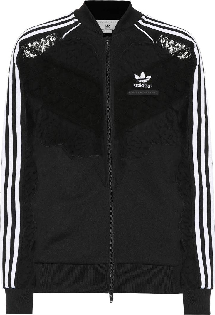 Stella McCartney Lace-trimmed track jacket