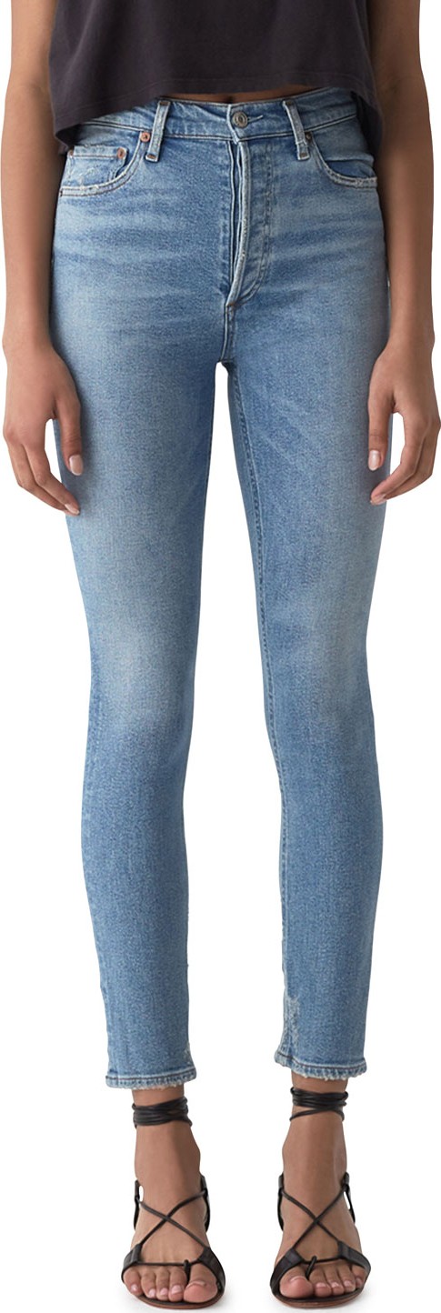 Agolde Nico High-Rise Slim Fit Jeans