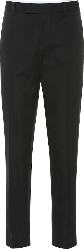 Bottega Veneta High-rise straight cotton pants