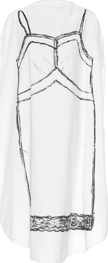 MM6 Maison Margiela Printed cotton dress