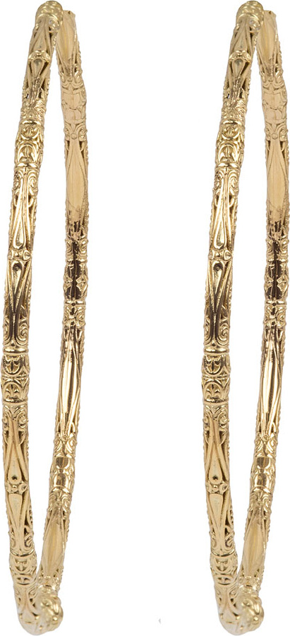 Konstantino 18k Yellow Gold Hoop Earrings