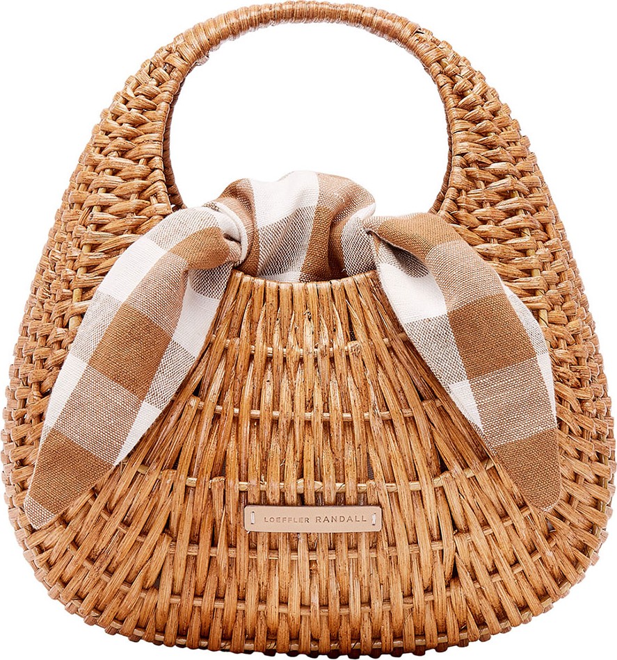 Loeffler Randall Lorna Wicker Tote Bag