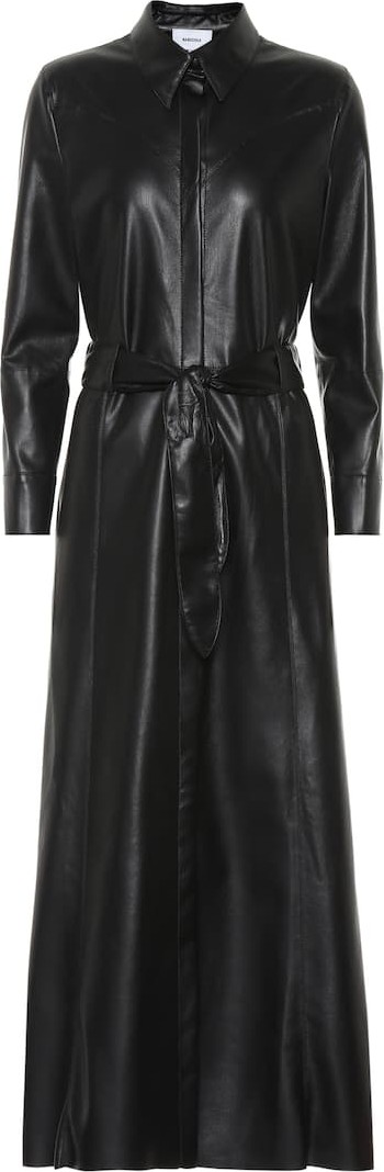 Nanushka Taurus faux leather dress