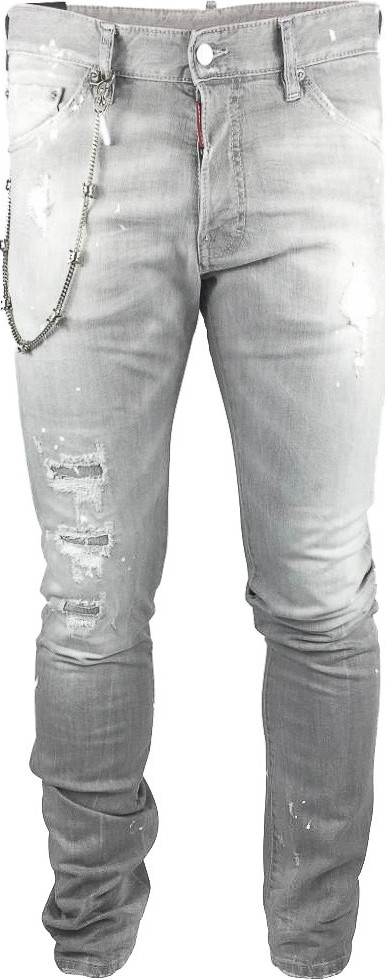 DSQUARED2 Chained Stretch Denim