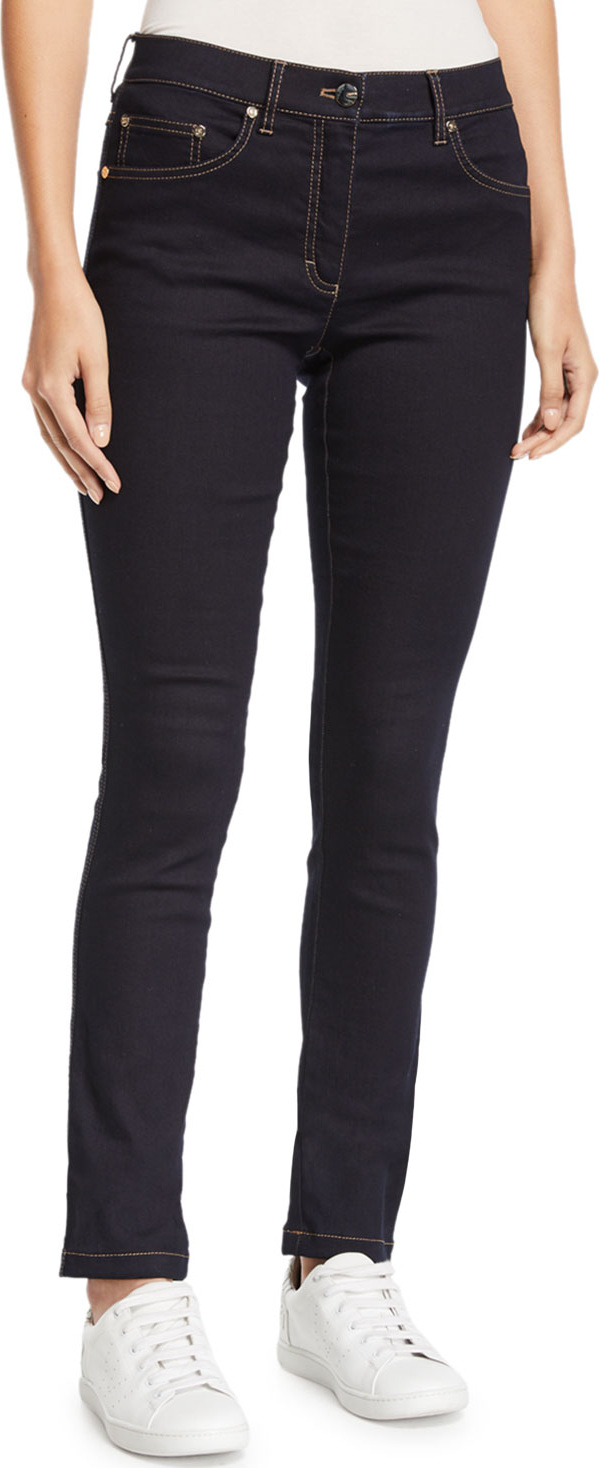 Escada Five-Pocket Narrow-Leg Jeans