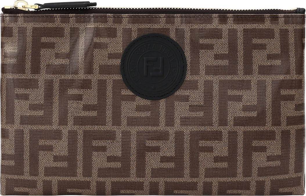 Fendi Fabric FF 1974 Busta Large Wallet
