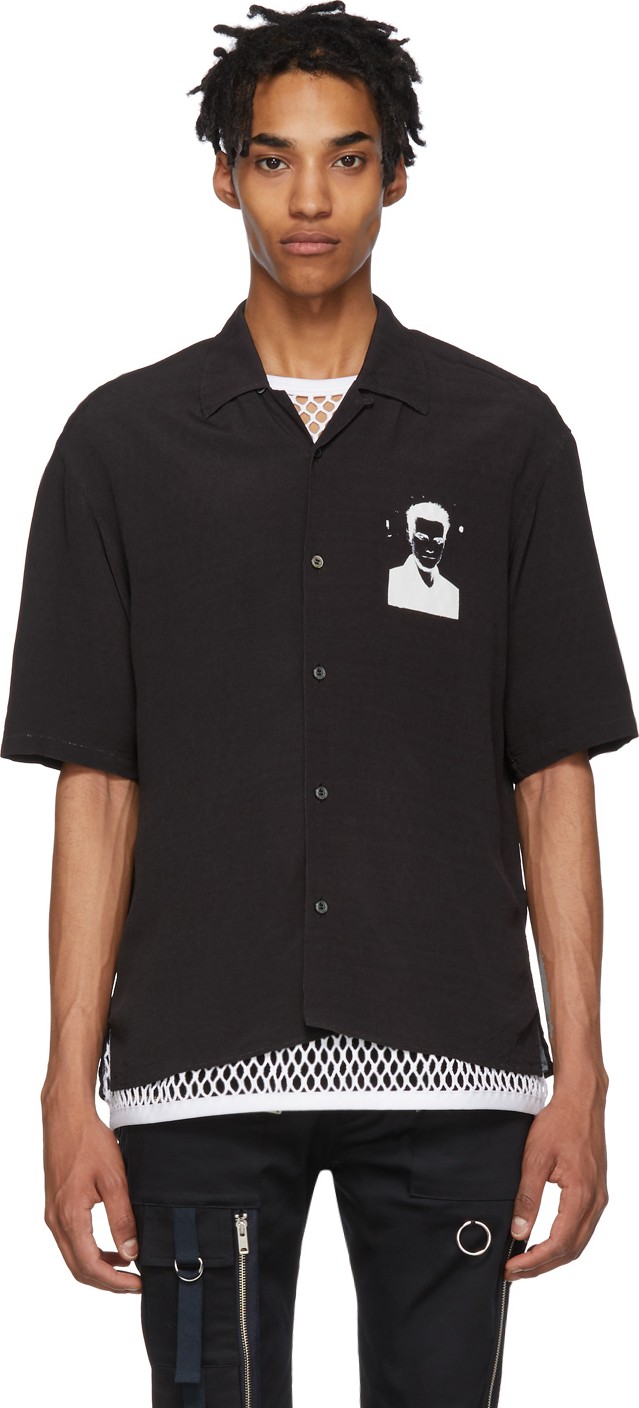 Undercover Black Bauhaus Graphic Shirt