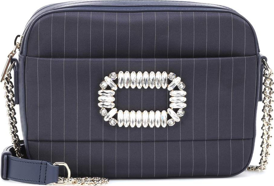 Roger Vivier Photocall striped shoulder bag
