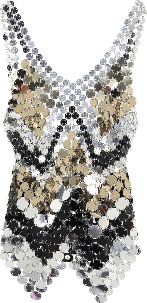Paco Rabanne Sequined top