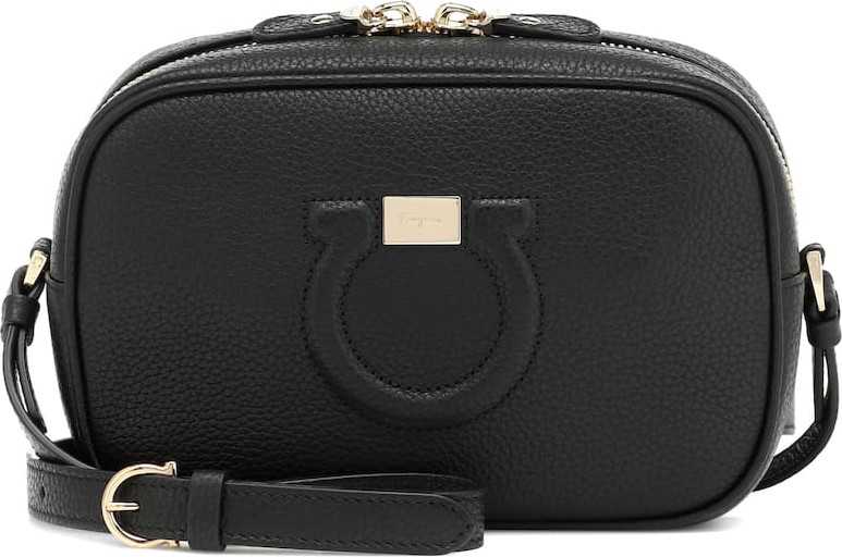 Salvatore Ferragamo City CC leather camera bag