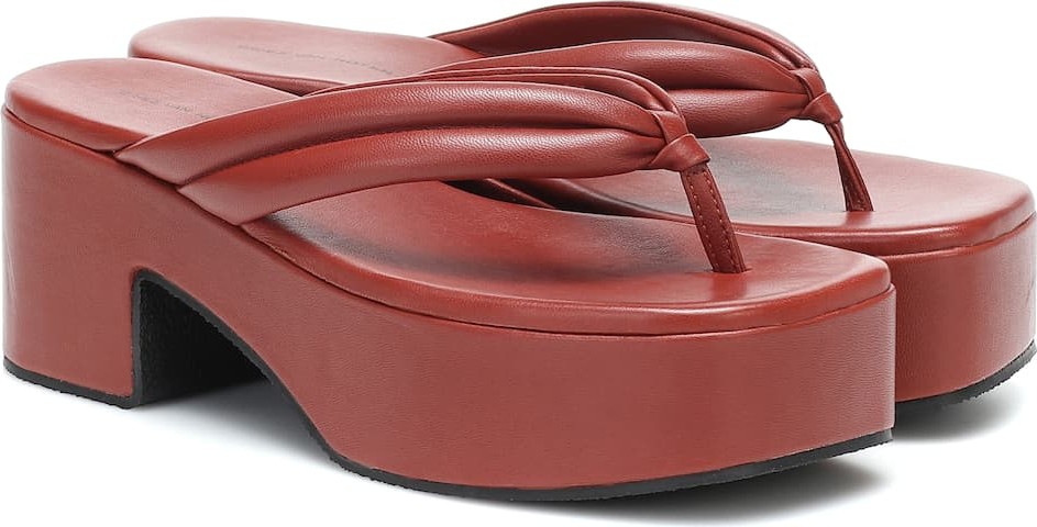 Dries Van Noten Leather platform sandals Dries Van Noten Leather platform sandals