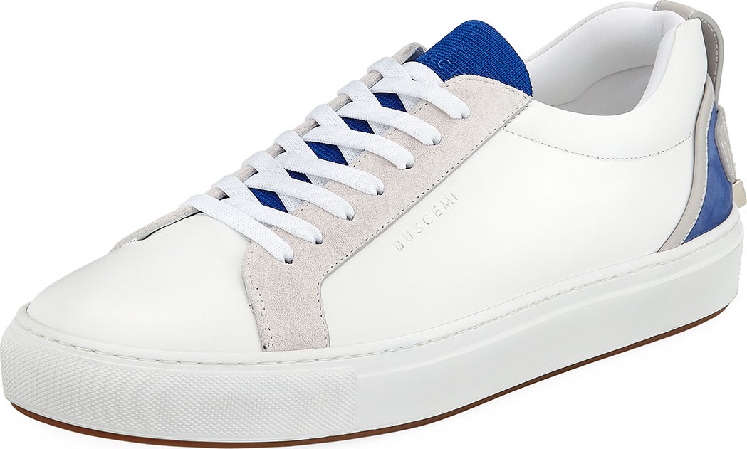 Buscemi Men's Lyndon Leather Low-Top Sneakers