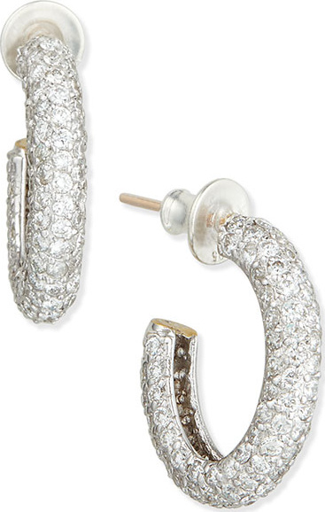 GURHAN Galahad Diamond Oval Hoop Earrings