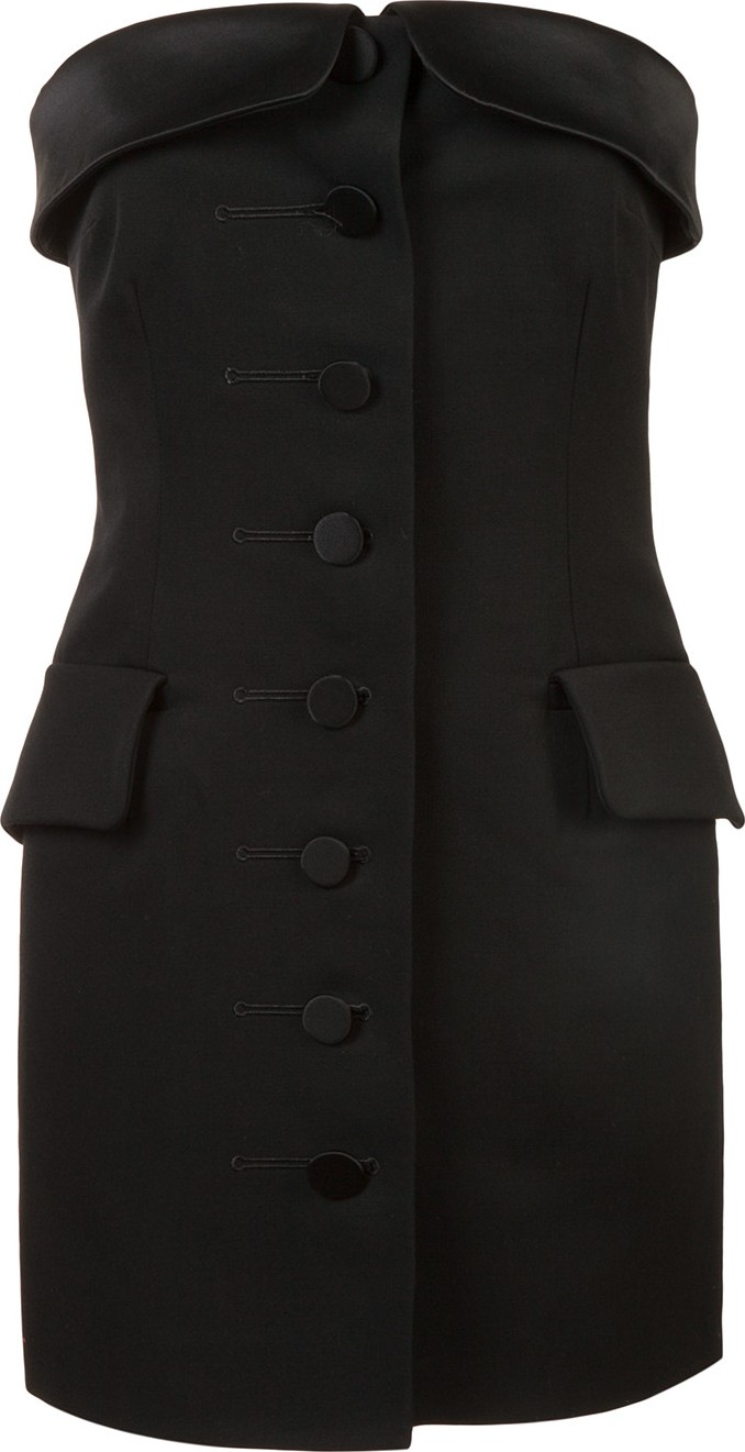 Alexander Wang strapless tuxedo dress