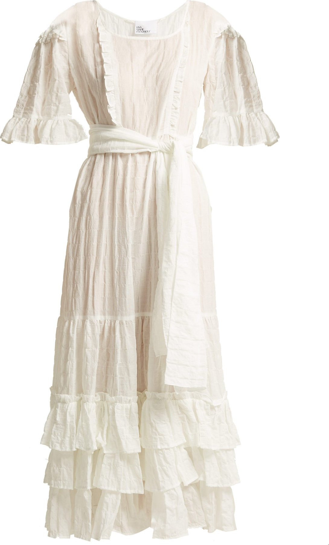 Lisa Marie Fernandez January seersucker dress