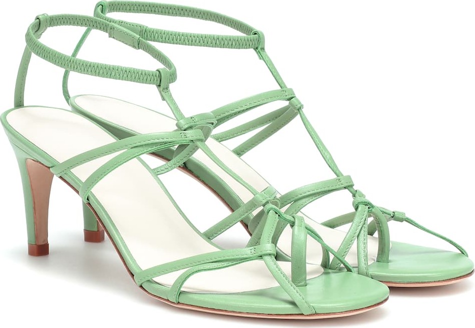 Tibi Gavin leather sandals