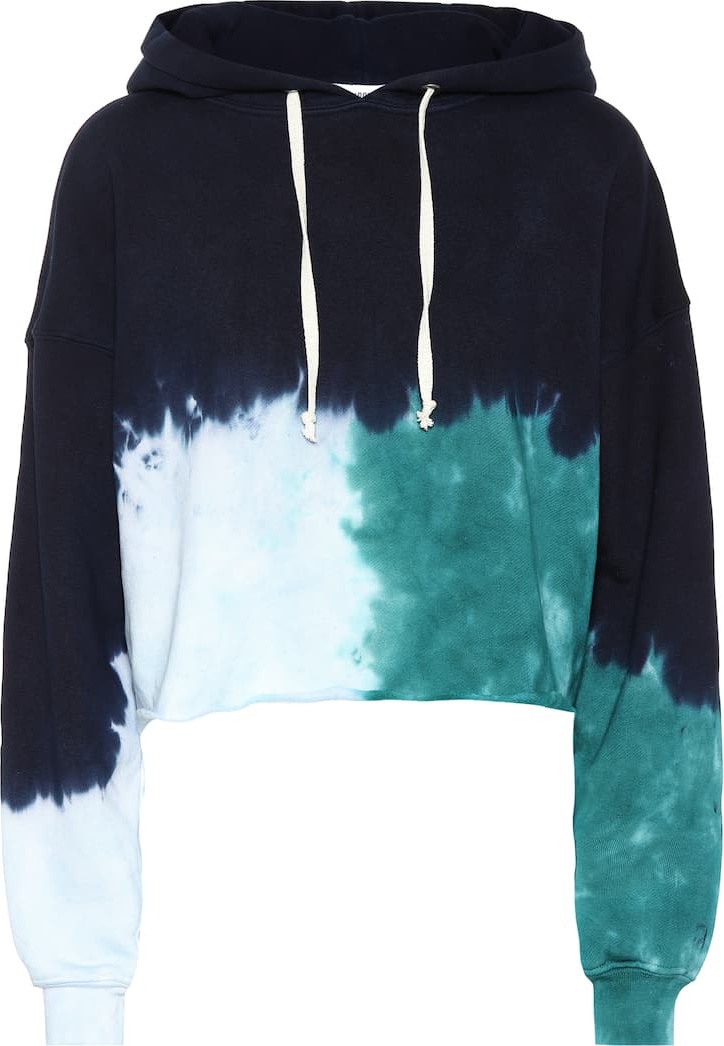 RE/DONE Tie-dye cotton hoodie