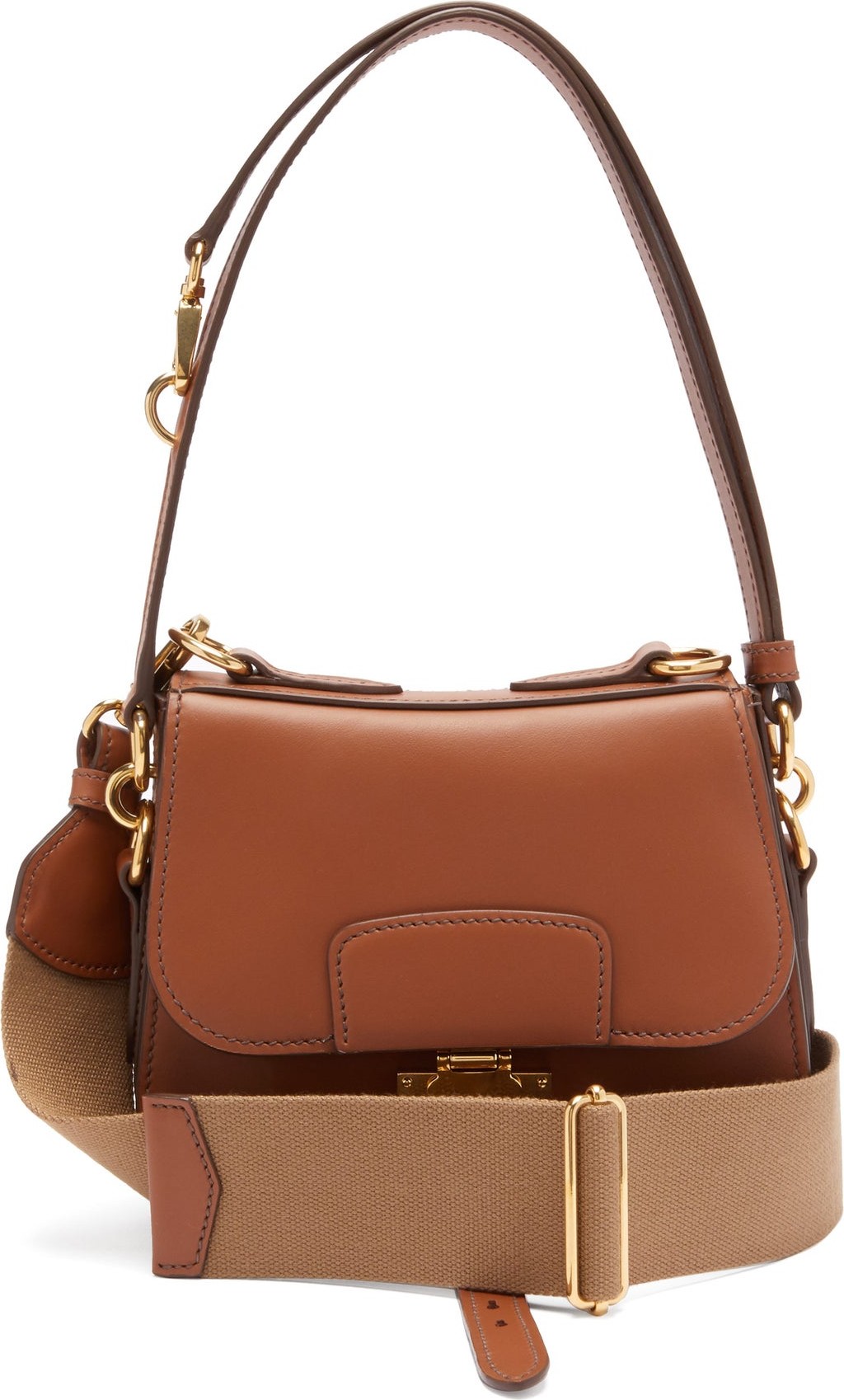 Miu Miu City leather shoulder bag