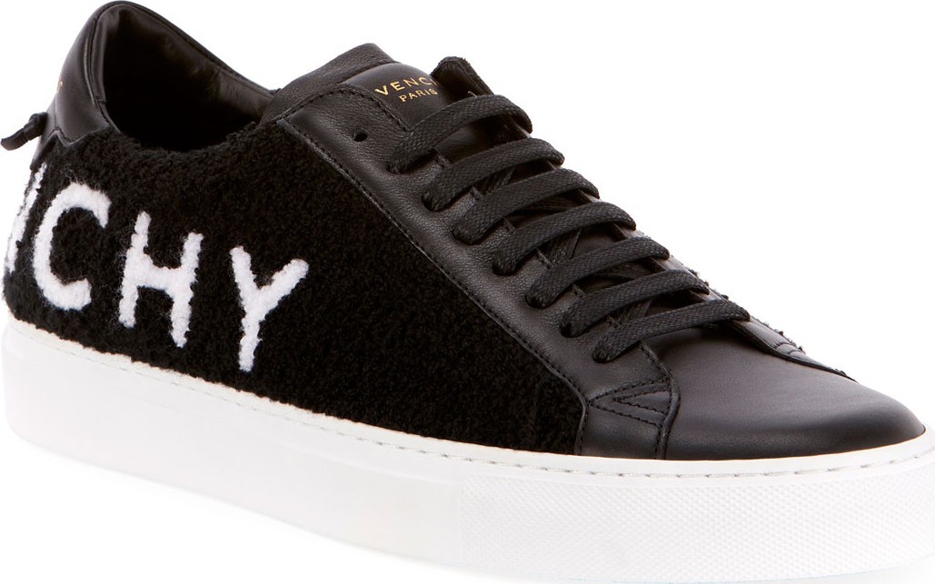 Givenchy Men's Urban Street Logo-Print Leather Tennis Sneakers