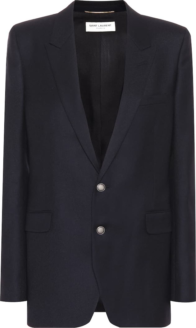 Saint Laurent Wool-gabardine blazer