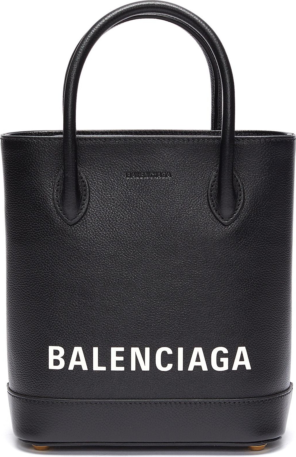 Balenciaga 'Ville XXS' logo print leather tote