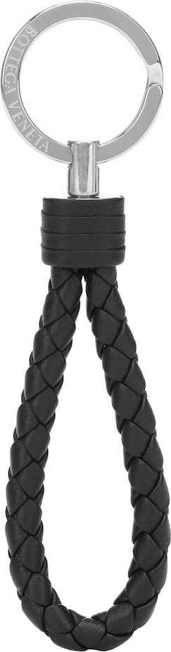 Bottega Veneta Intrecciato leather keychain