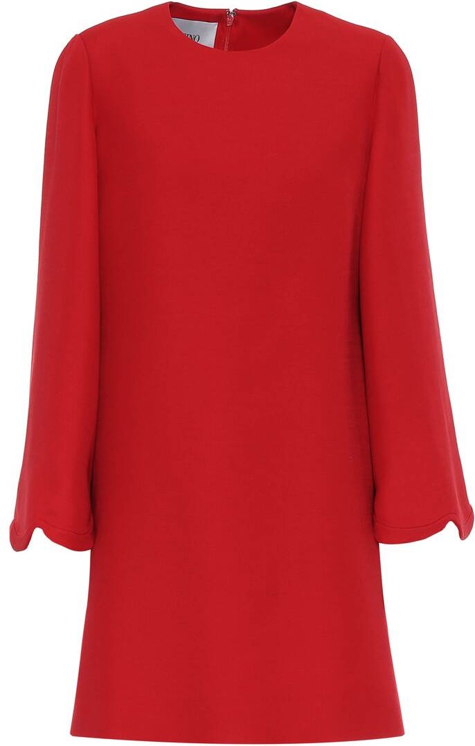 Valentino Wool and silk crêpe minidress