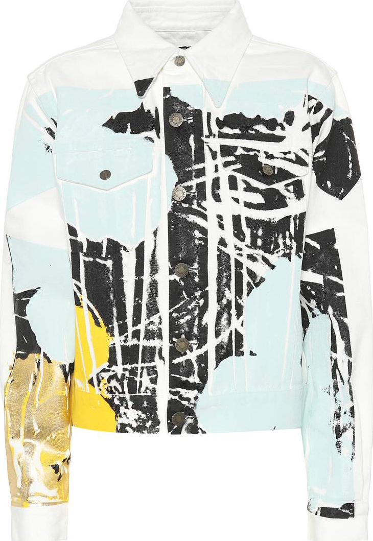 Calvin Klein 205W39NYC Flowers denim jacket