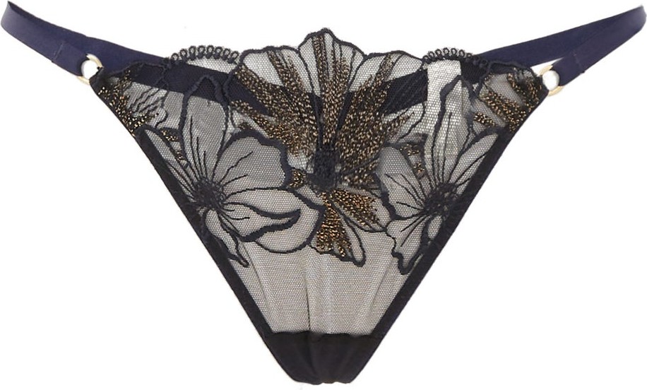 Myla Maddox Street sheer embellished thong